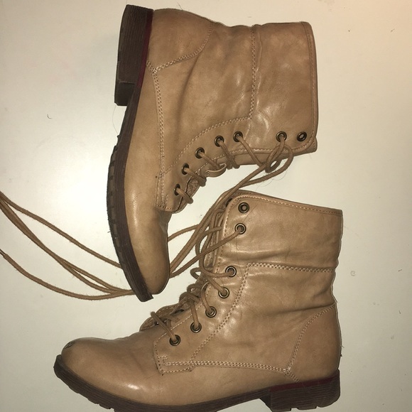 rock and candy combat boots